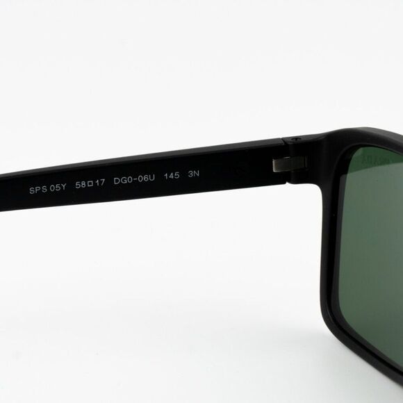 NEW Prada Linea Rossa PS05YS DG006U Black Rubber Tuning Green Rectangle Unisex - Picture 8 of 9